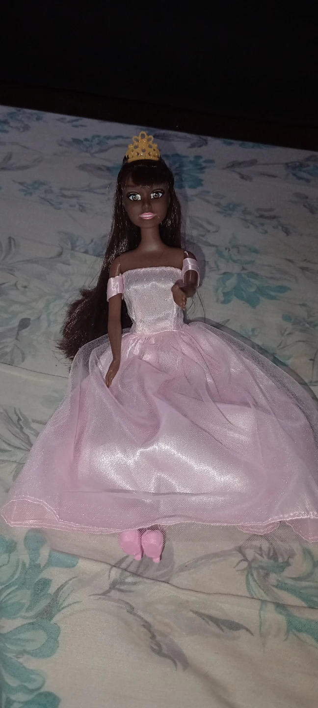 Princess Doll in Pink Gown