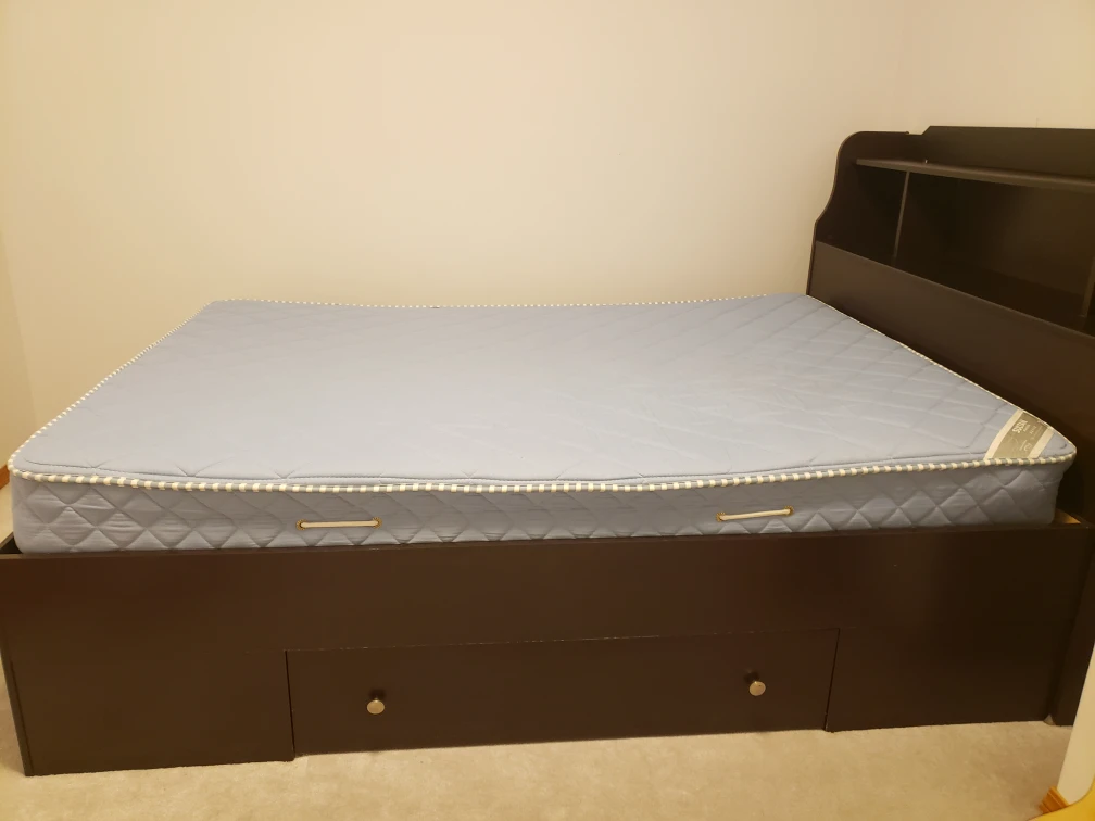 Dark Brown Storage Headboard - photo 2