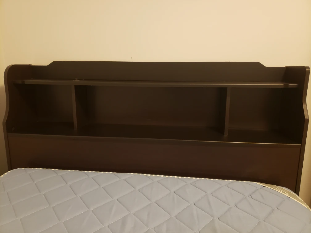 Dark Brown Storage Headboard - photo 3