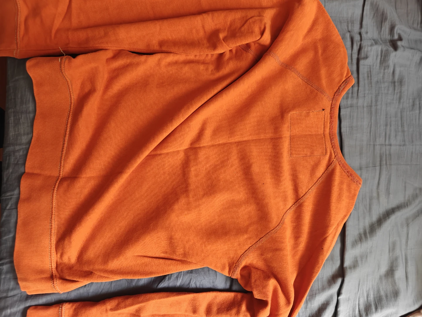 American Eagle Orange Athletic Fit Crewneck Sweater - photo 2