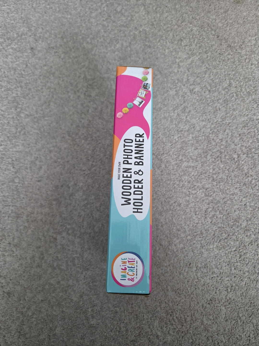 Imagine & Create Wooden Photo Holder & Banner Craft Kit - photo 3