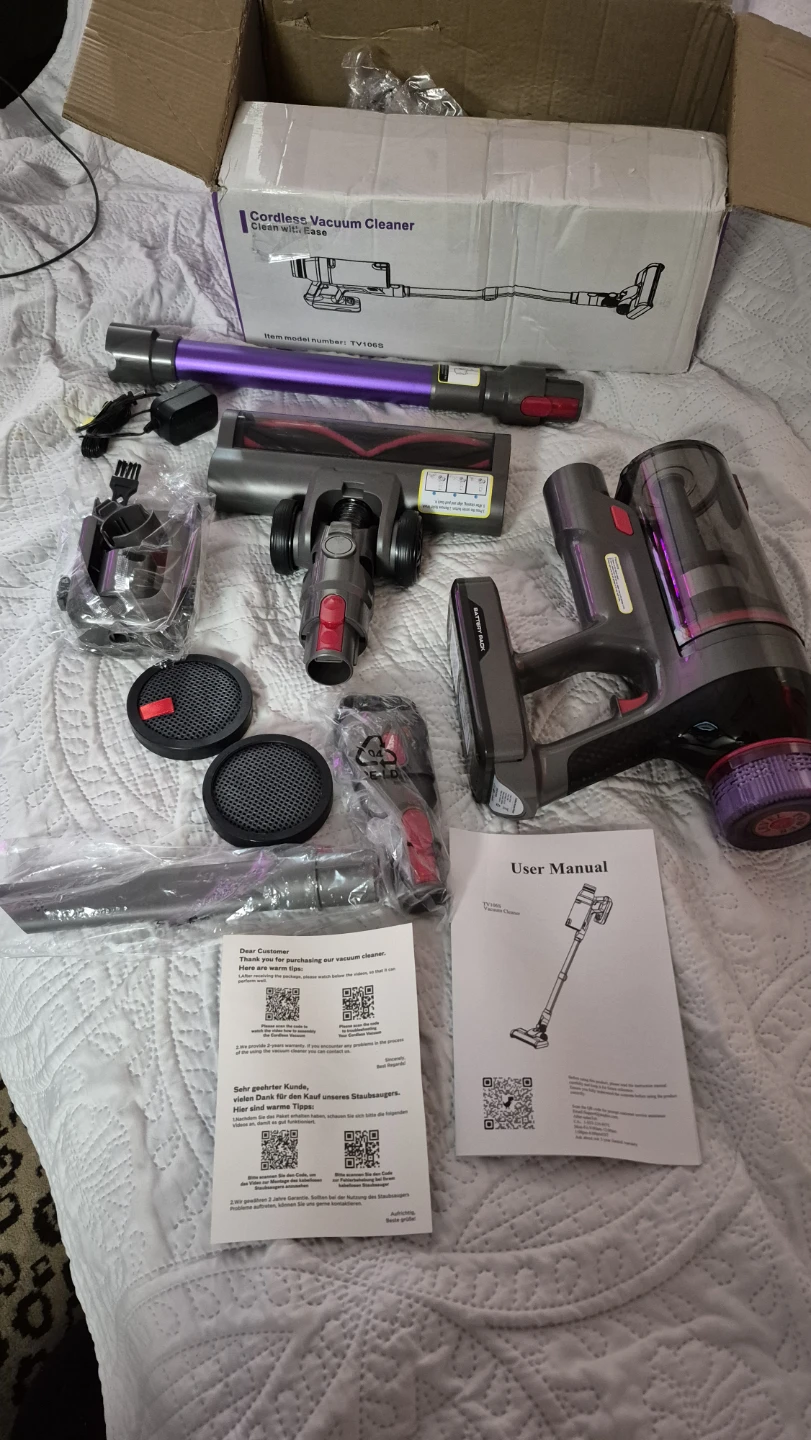 Cordless Stick Vacuum Cleaner Model TV106S