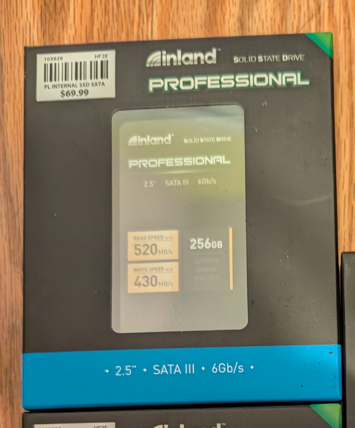 NEW Inland Pro 256GB SATA III Internal Solid State Drive