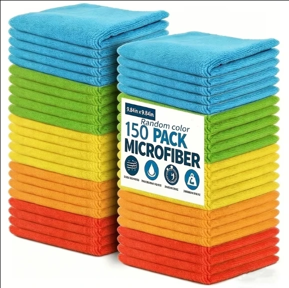 150 Pack Microfiber Cleaning Cloths
