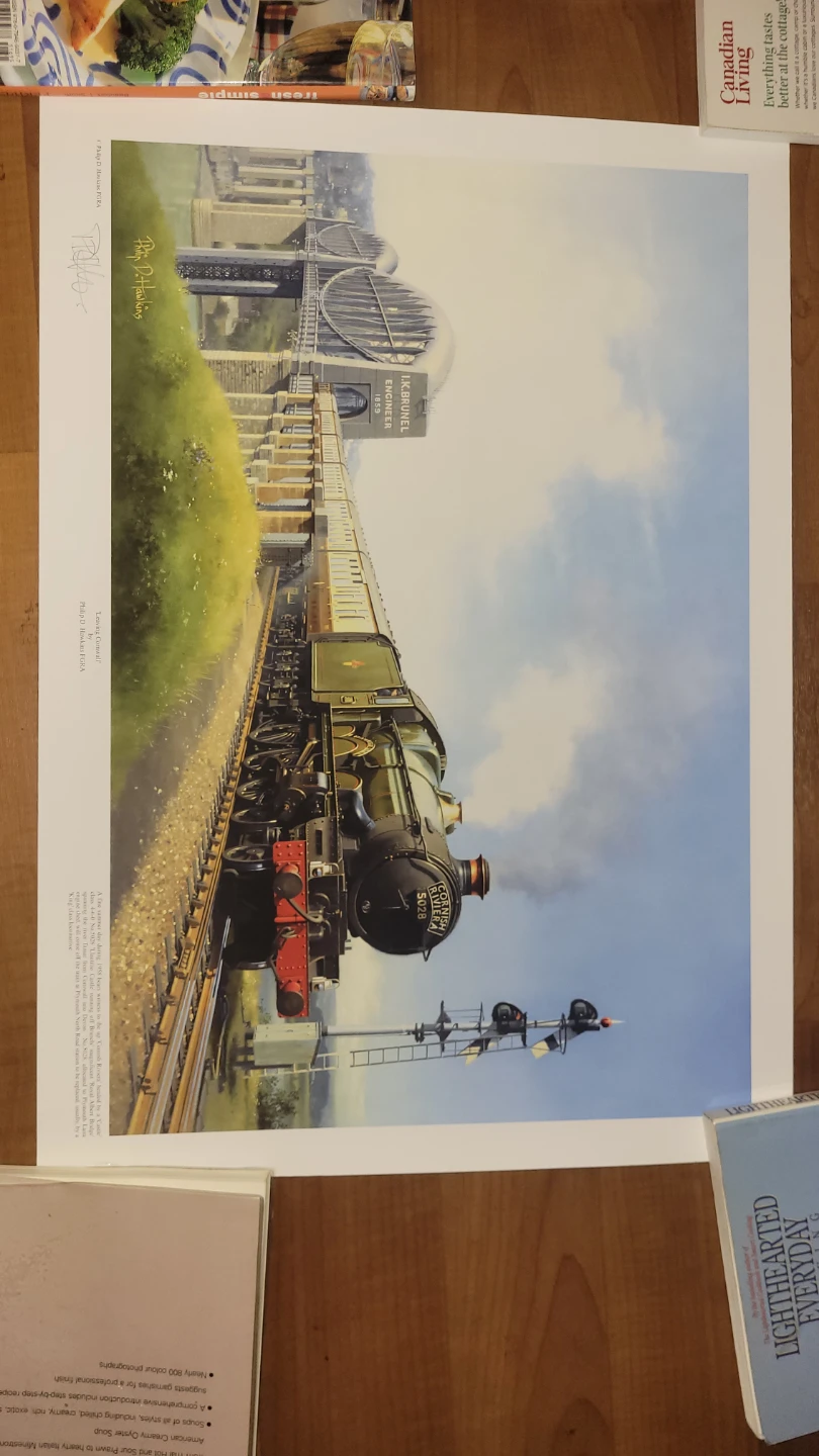 Philip D. Hawkins Cornish Riviera Railway Print