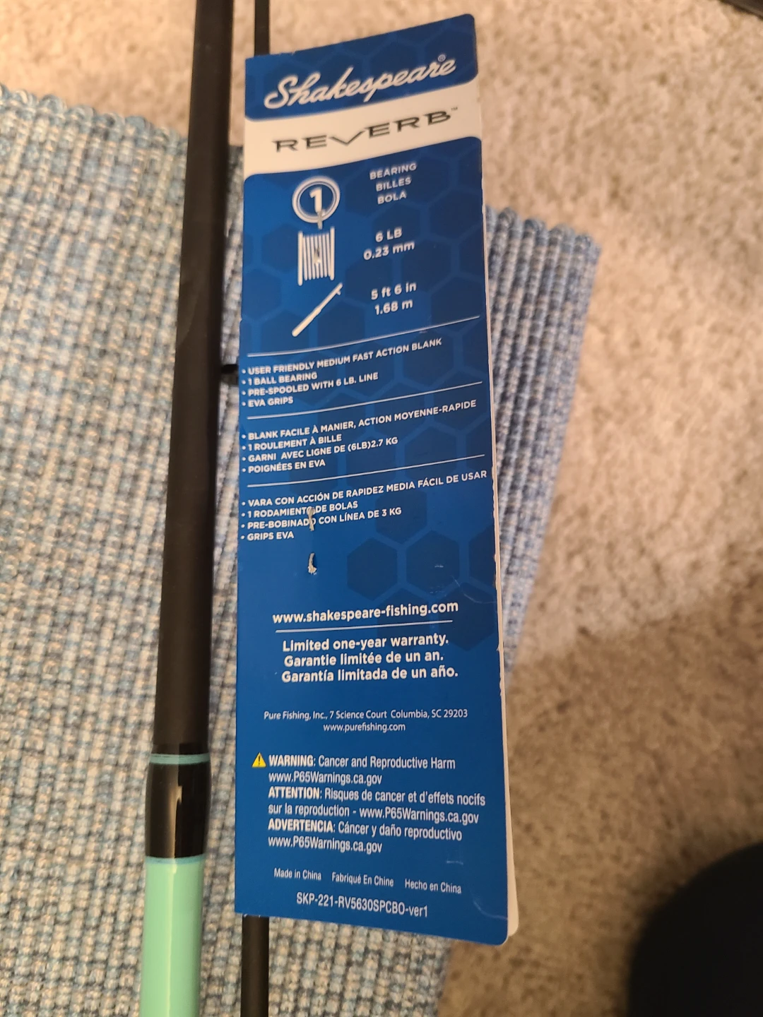 Shakespeare Reverb Fishing Rod and Reel - new - photo 4