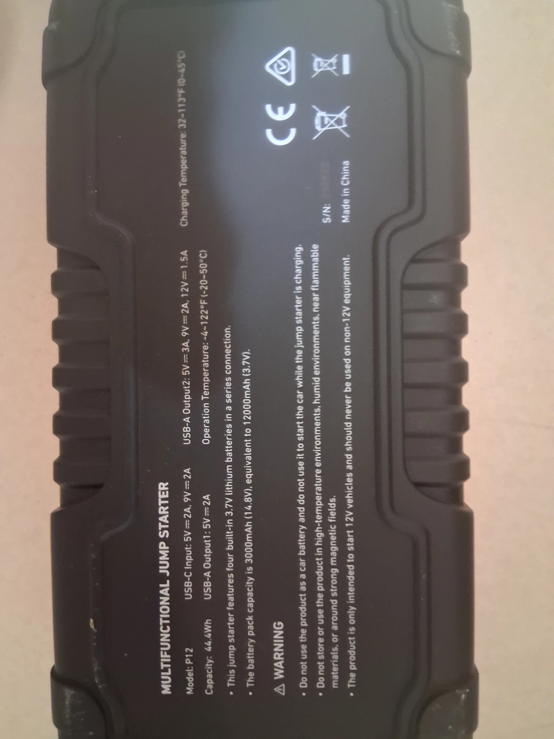 AstroAI P12 Portable Car Jump Starter - photo 2