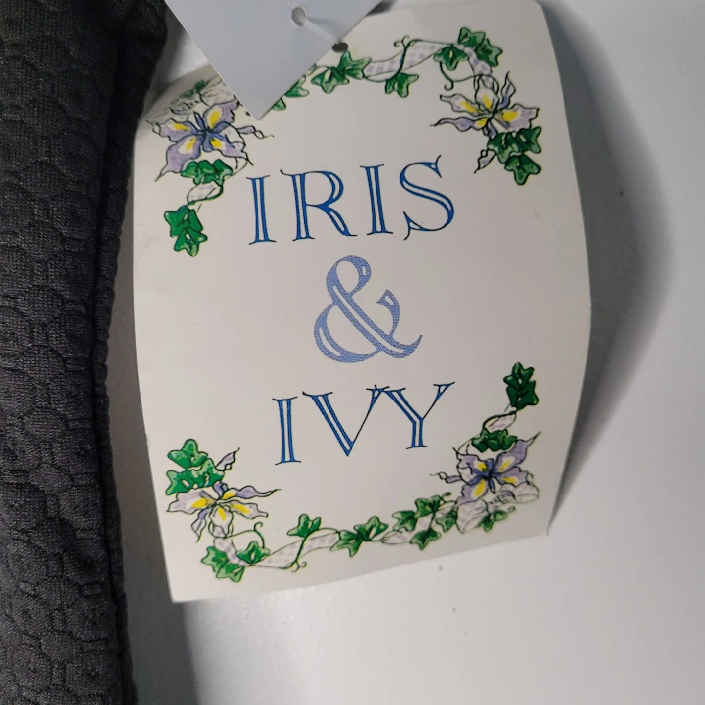 Iris & Ivy Black Lace Trim Dress - photo 3