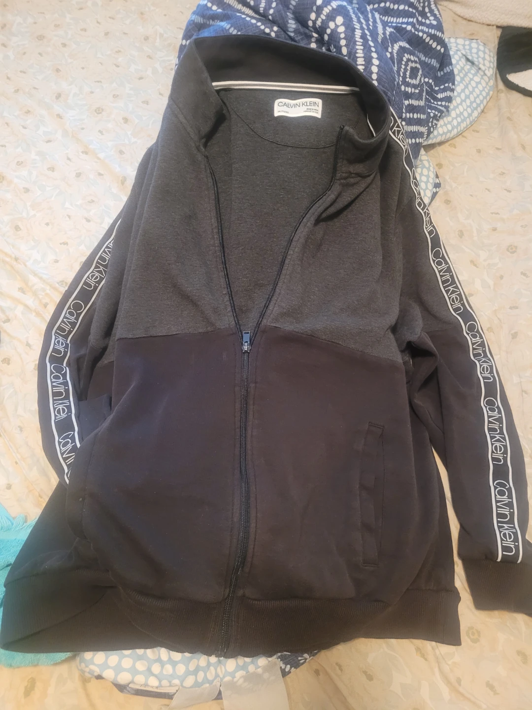 Xxl Calvin Klein Zip-Up Track Jacket