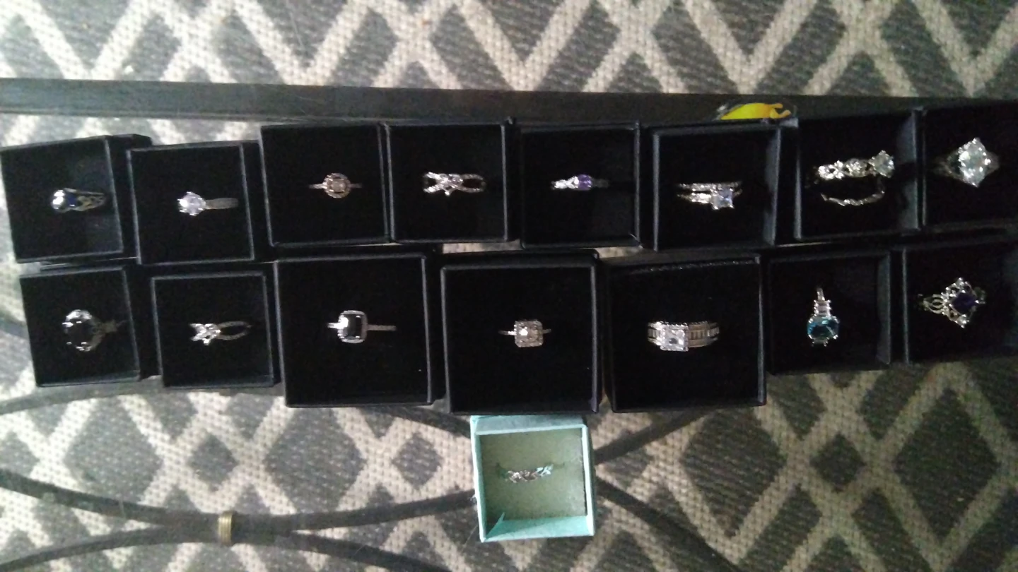 Collection of assorted Silver tone Rings