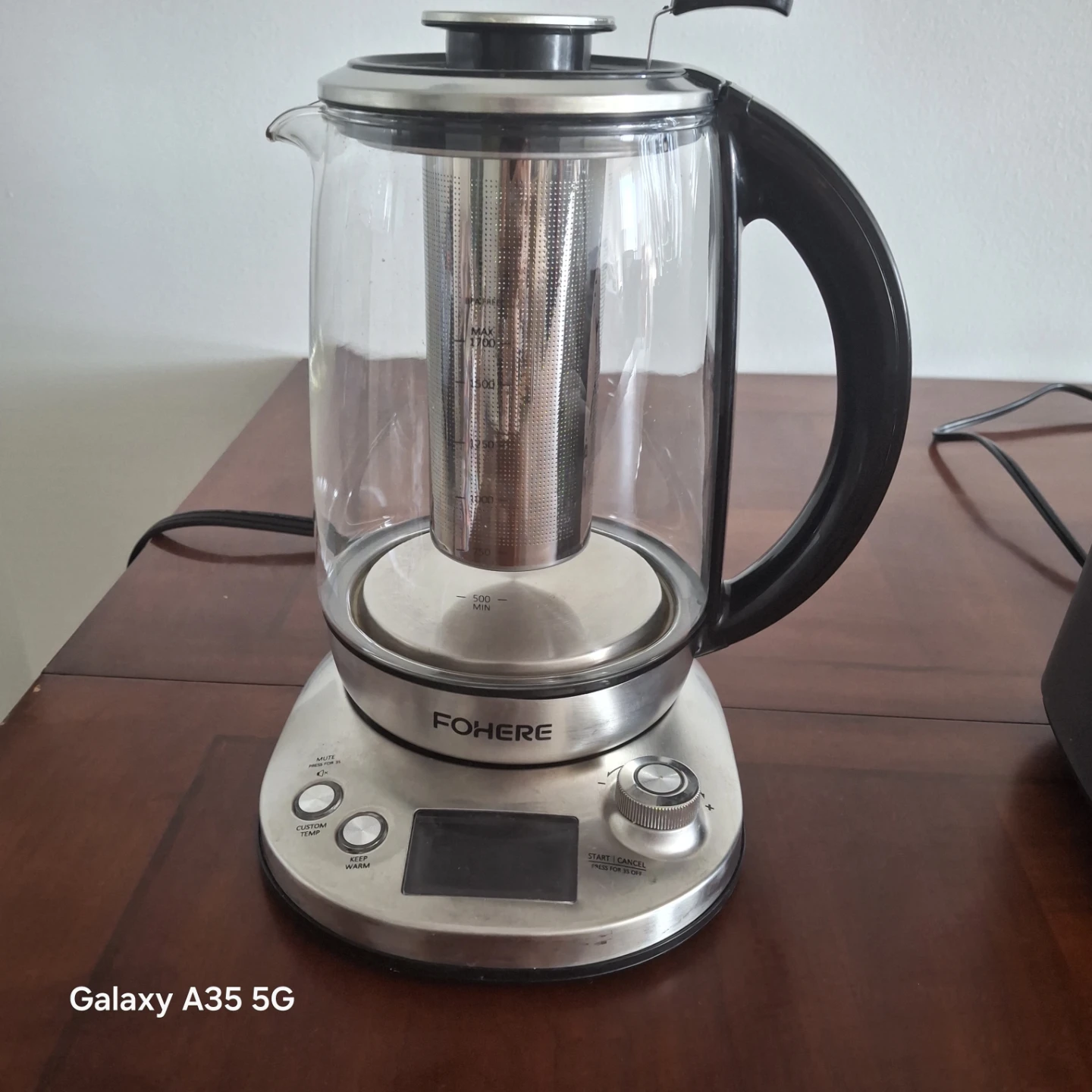 Fohere Glass Electric Tea Kettle