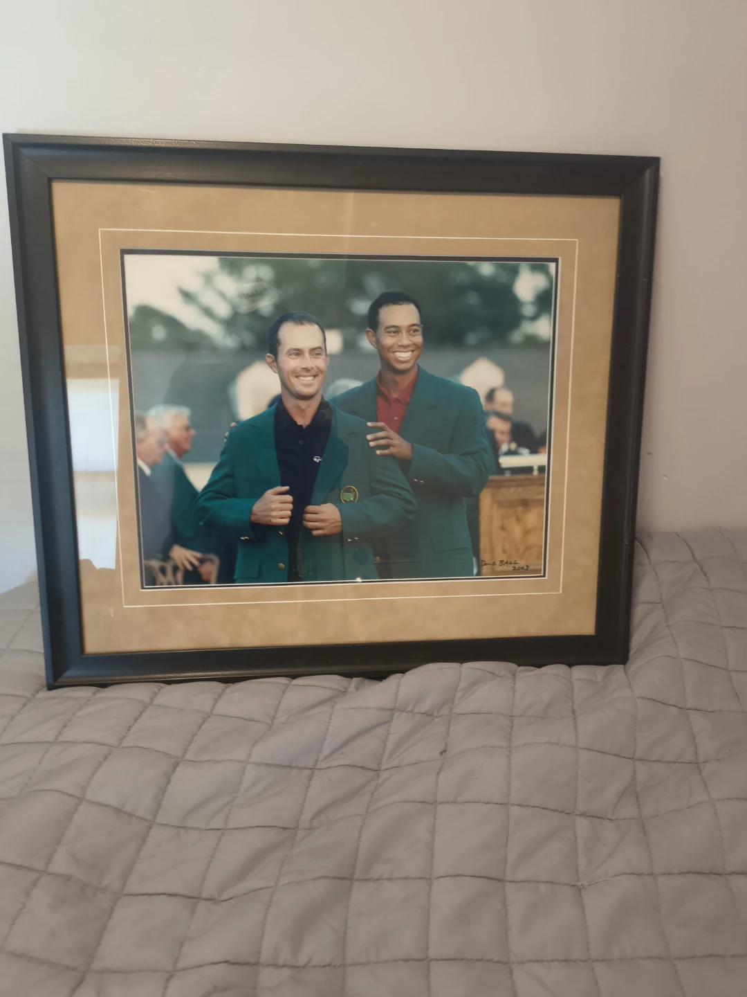 Tiger Woods/ Mike Weir Masters Print