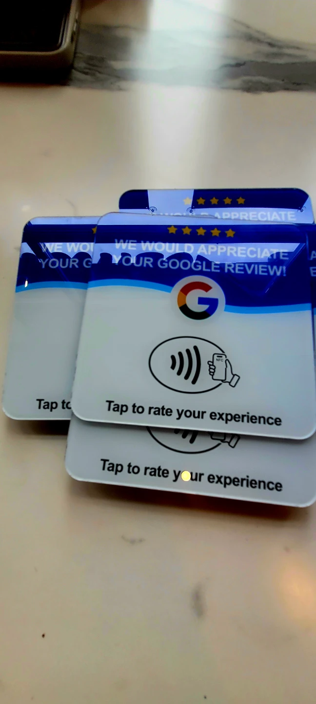 Google Review NFC Tap Signs - photo 2
