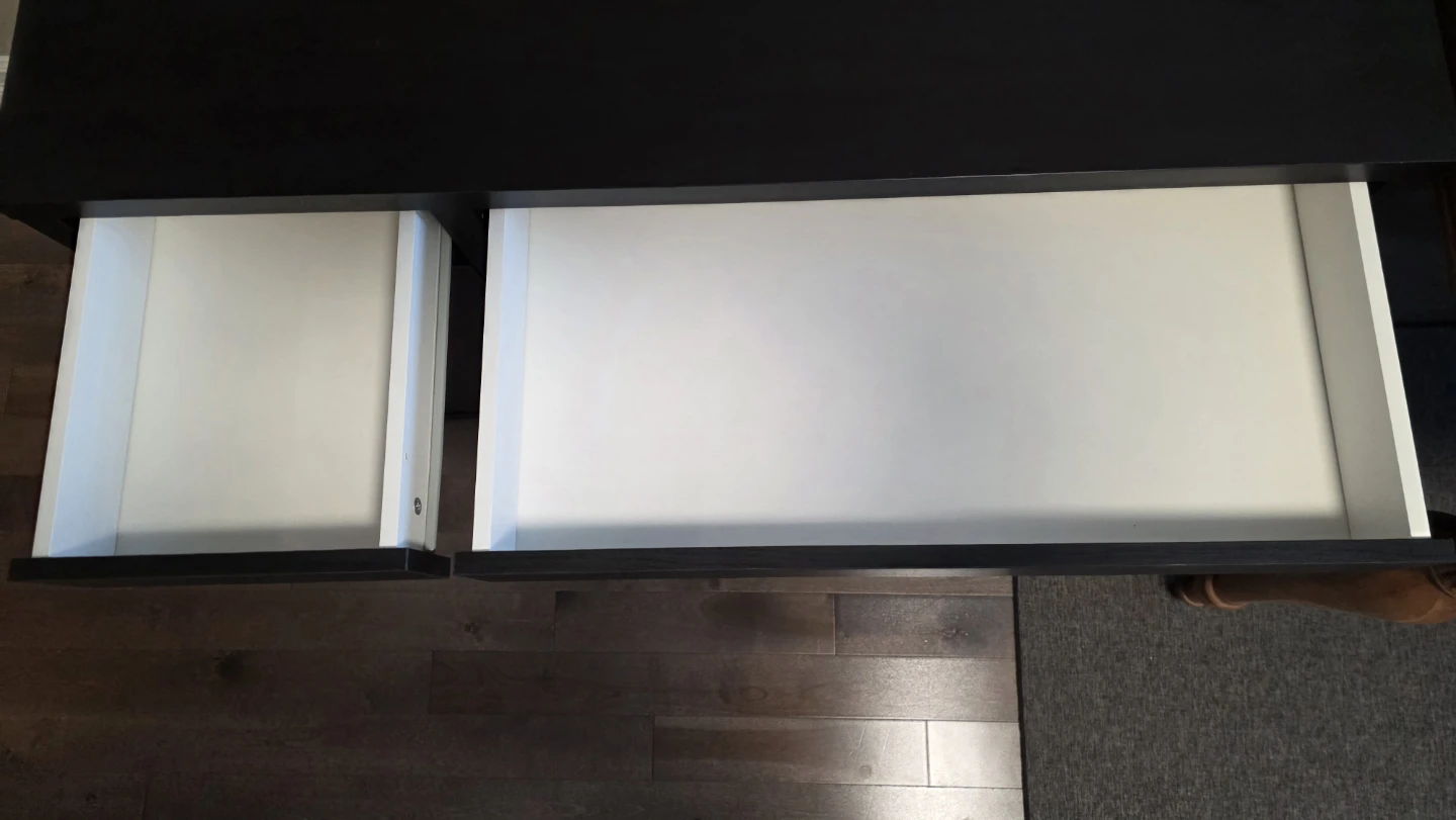 IKEA MICKE Desk, Black-Brown - photo 4