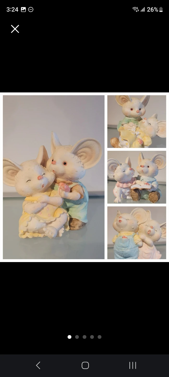 New Vintage Mouse Couple Figurine (4)