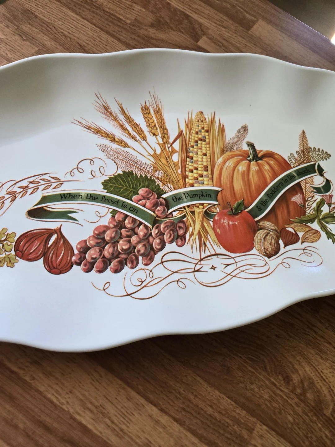 New. Vintage Harvest Charcuterie Platter - photo 3