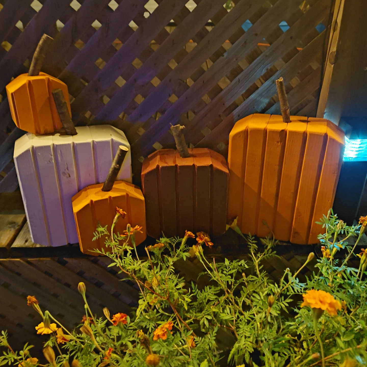 Handmade Wooden Harvest Pumpkins by Porch Patch - photo 3