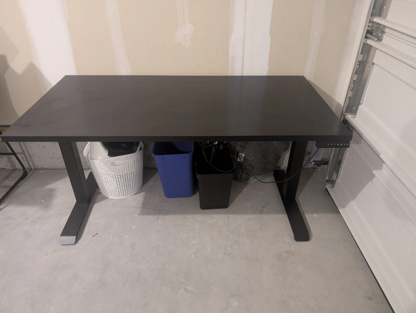 Black Electric Standing Desk