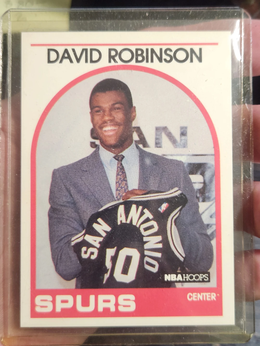 1989 NBA Hoops David Robinson Rookie Card