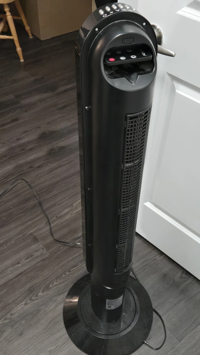 NOMA Black Tower Fan - photo 3