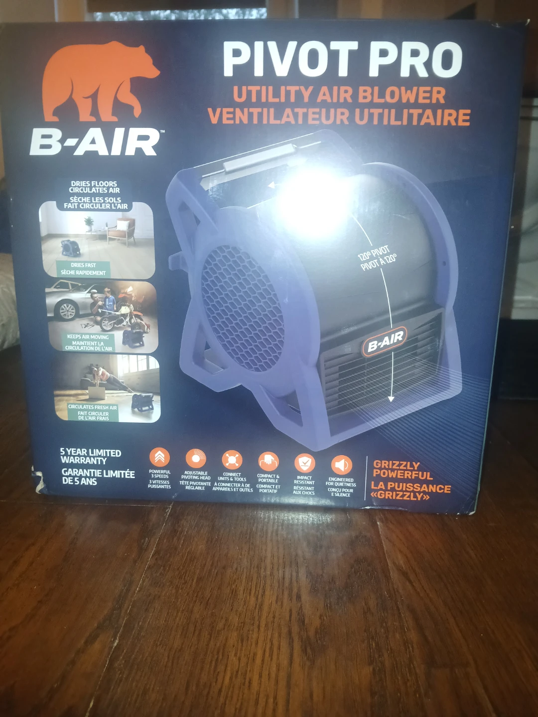 B-Air Pivot Pro Utility Air Blower
