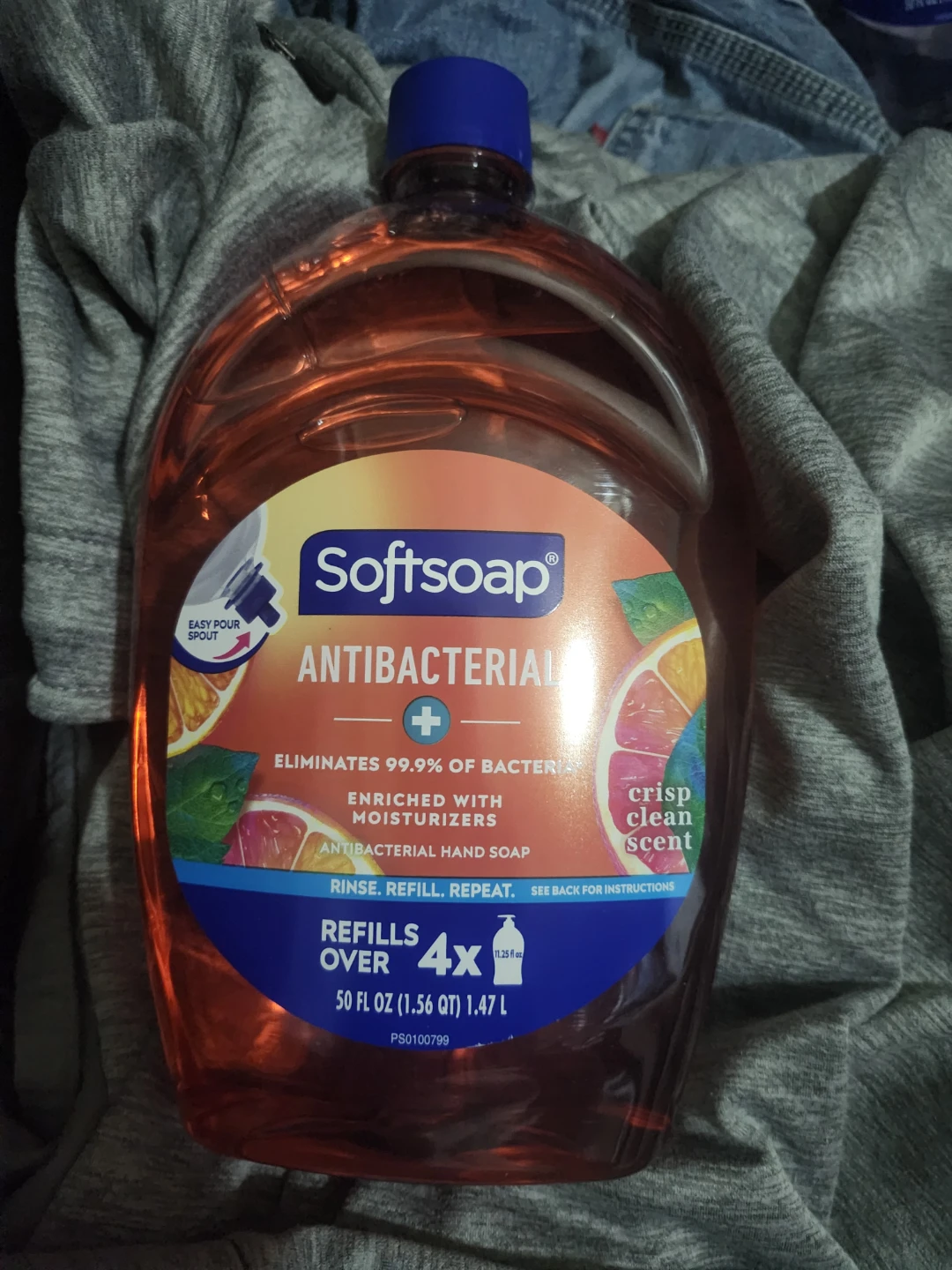 Softsoap Antibacterial Hand Soap, Crisp Clean Scent, 50 Fl Oz