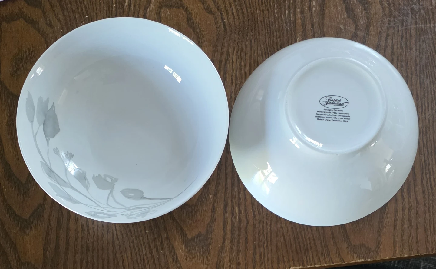Certified International Porcelain Bowls