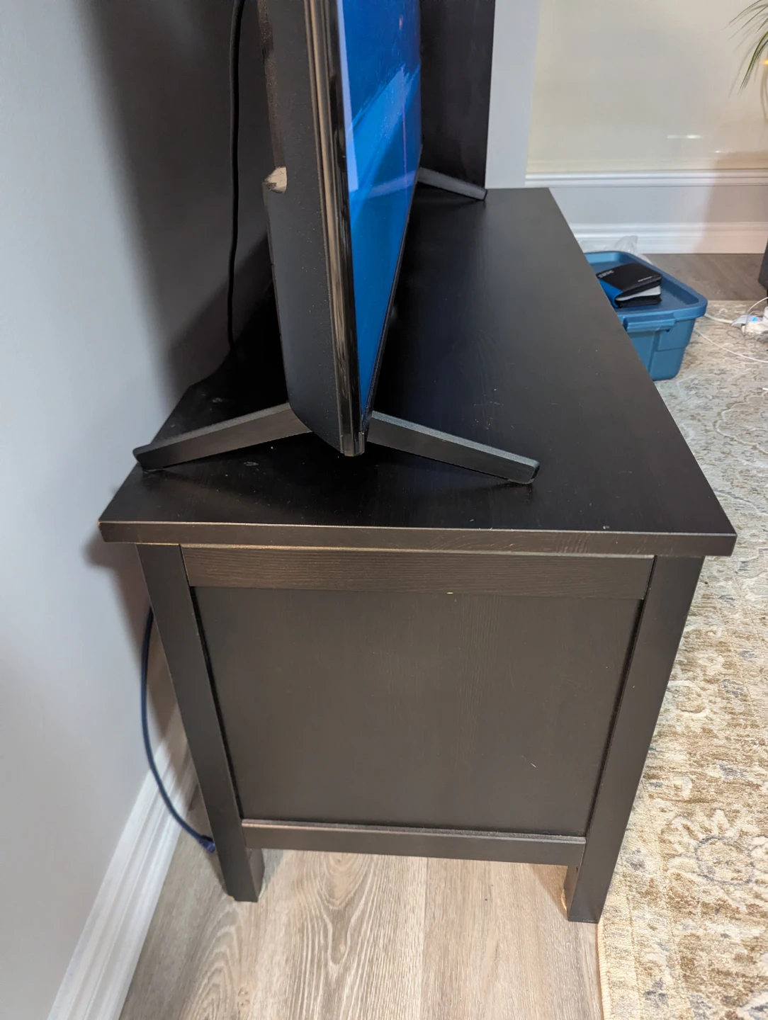 Black TV Media Console IKEA HEMNES - photo 3