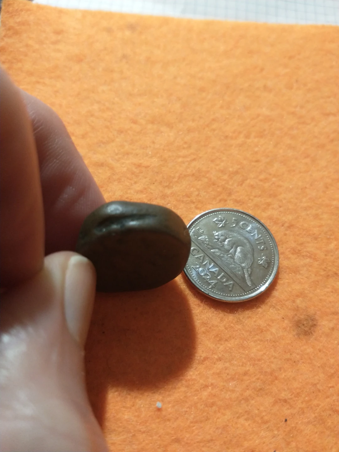 Nice, c. 14th century chunky Indian coin, likely Mogul - photo 3