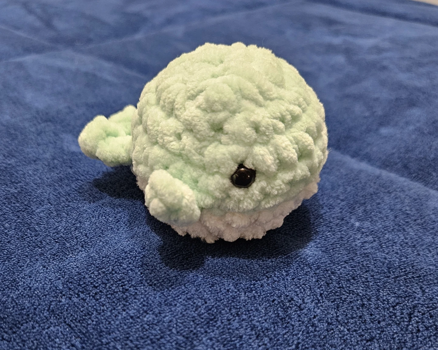 Handmade Crochet Amigurumi Whale Plushie - photo 2
