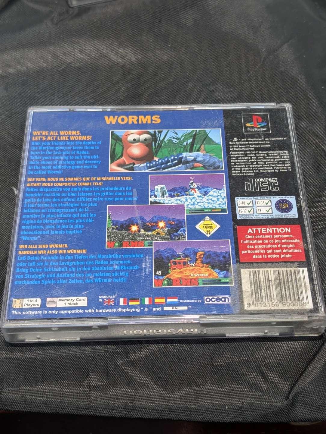 Worms for PlayStation 1 PAL game - photo 4