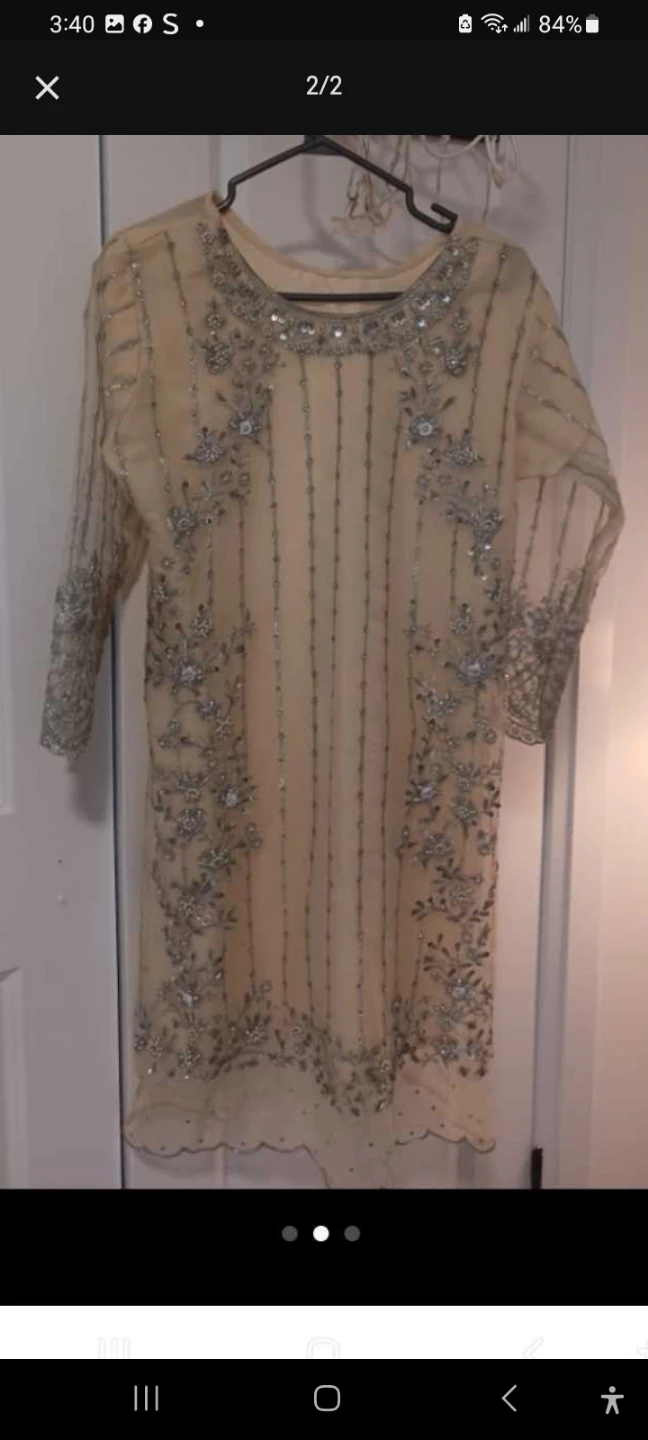 3piece suit embroidery occasionally used - photo 2
