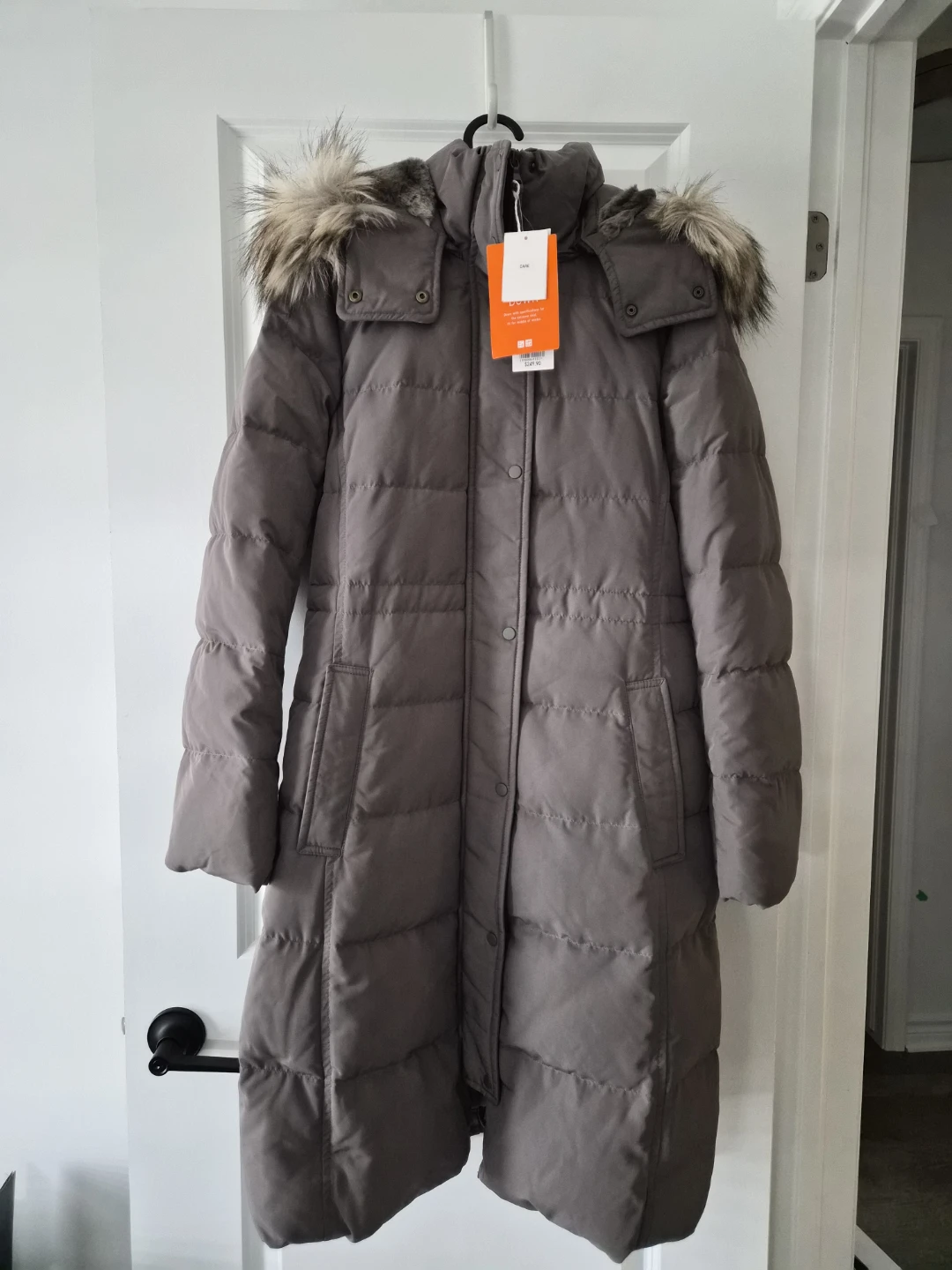Uniqlo Down Coat Grey