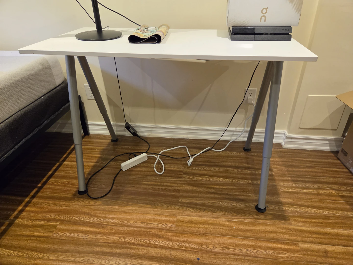IKEA adjustable white desk