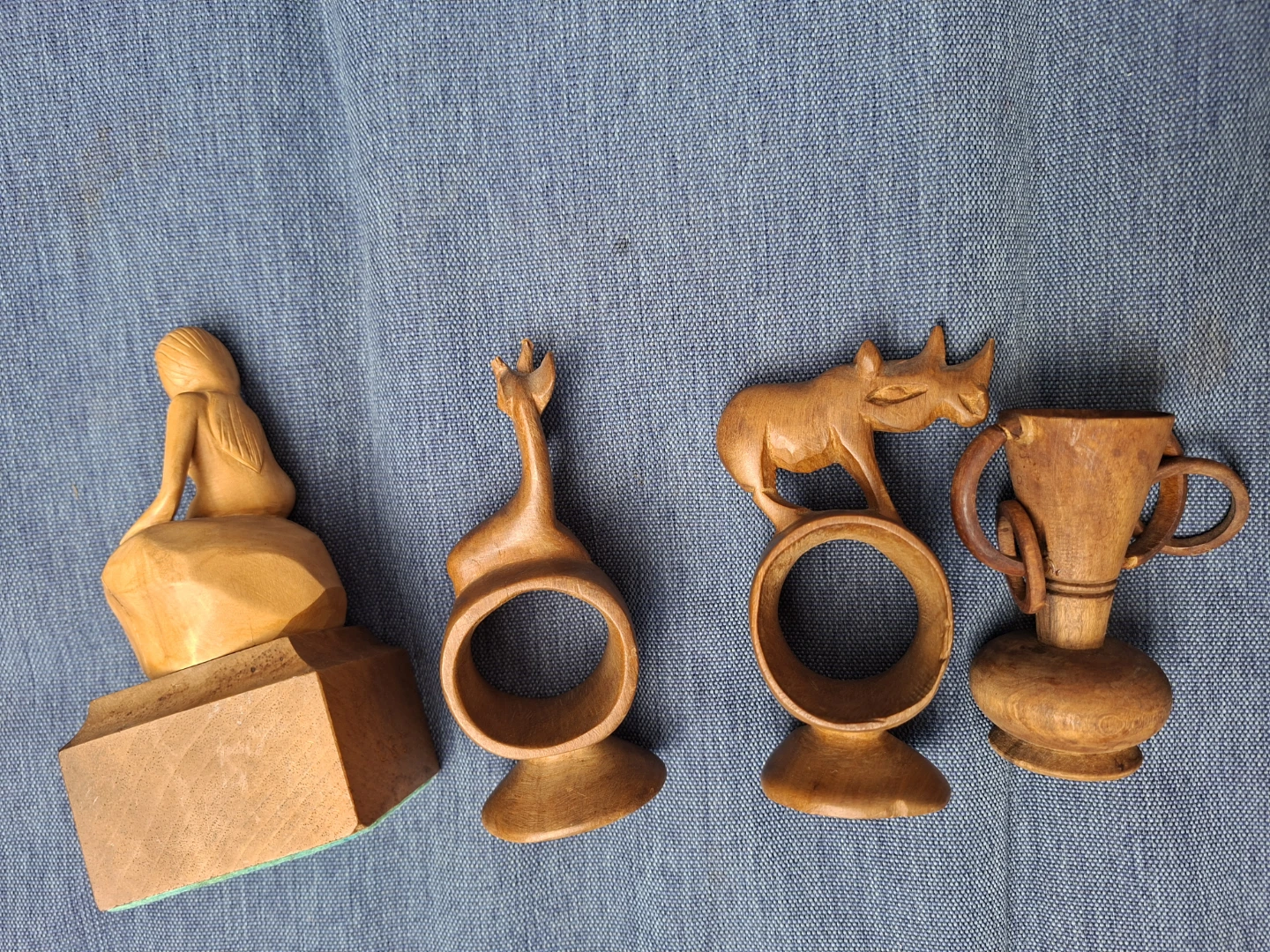 C.G. Coe Hand-Carved Wooden Decorative Set - photo 5