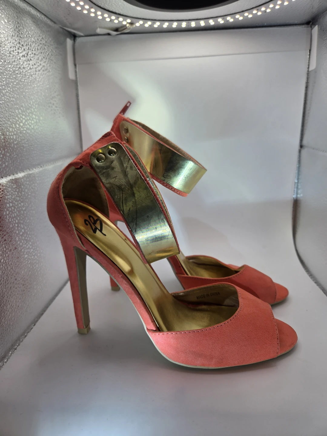 2B Coral Suede Stiletto Heels - photo 3