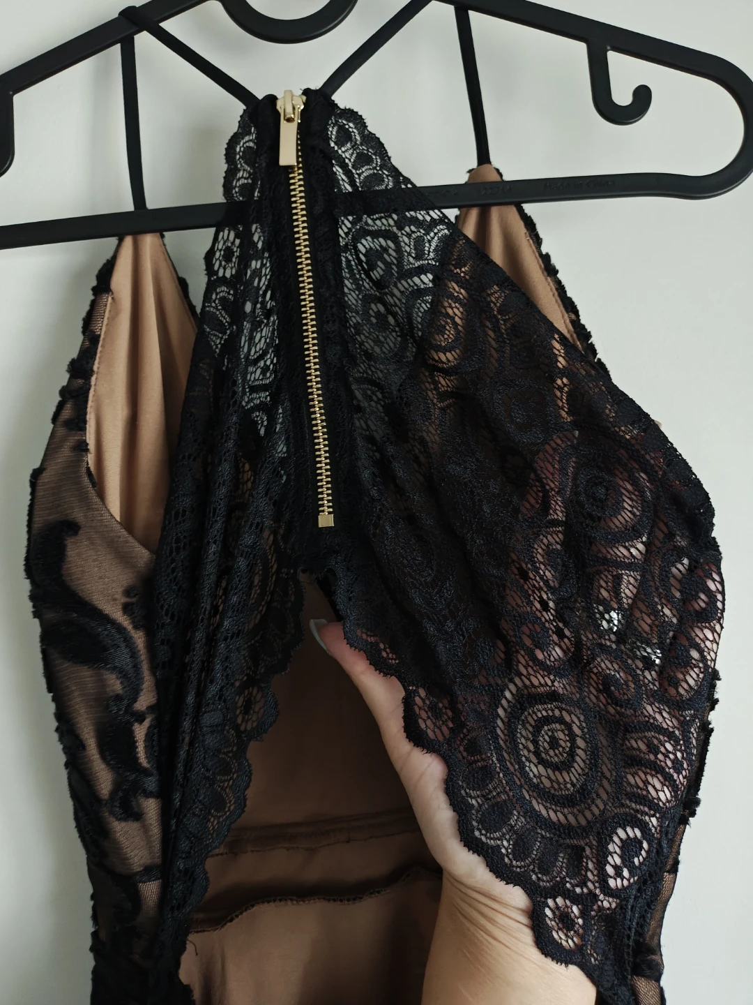 Black Lace Mini Dress - photo 4