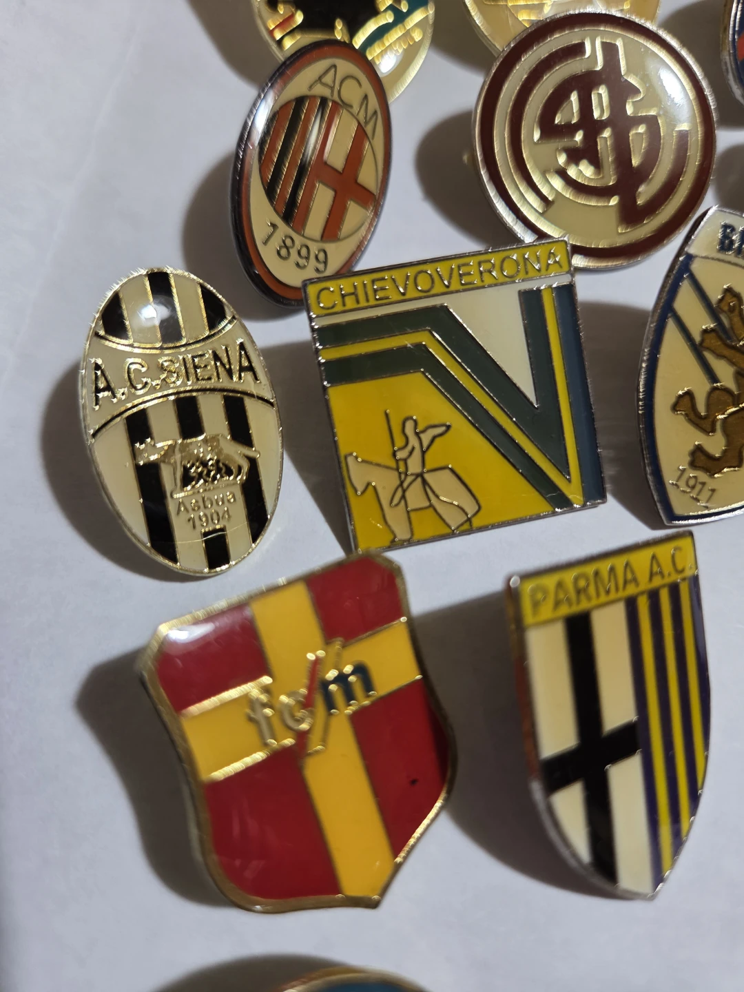 Set of Italian Football Club Pins - photo 5