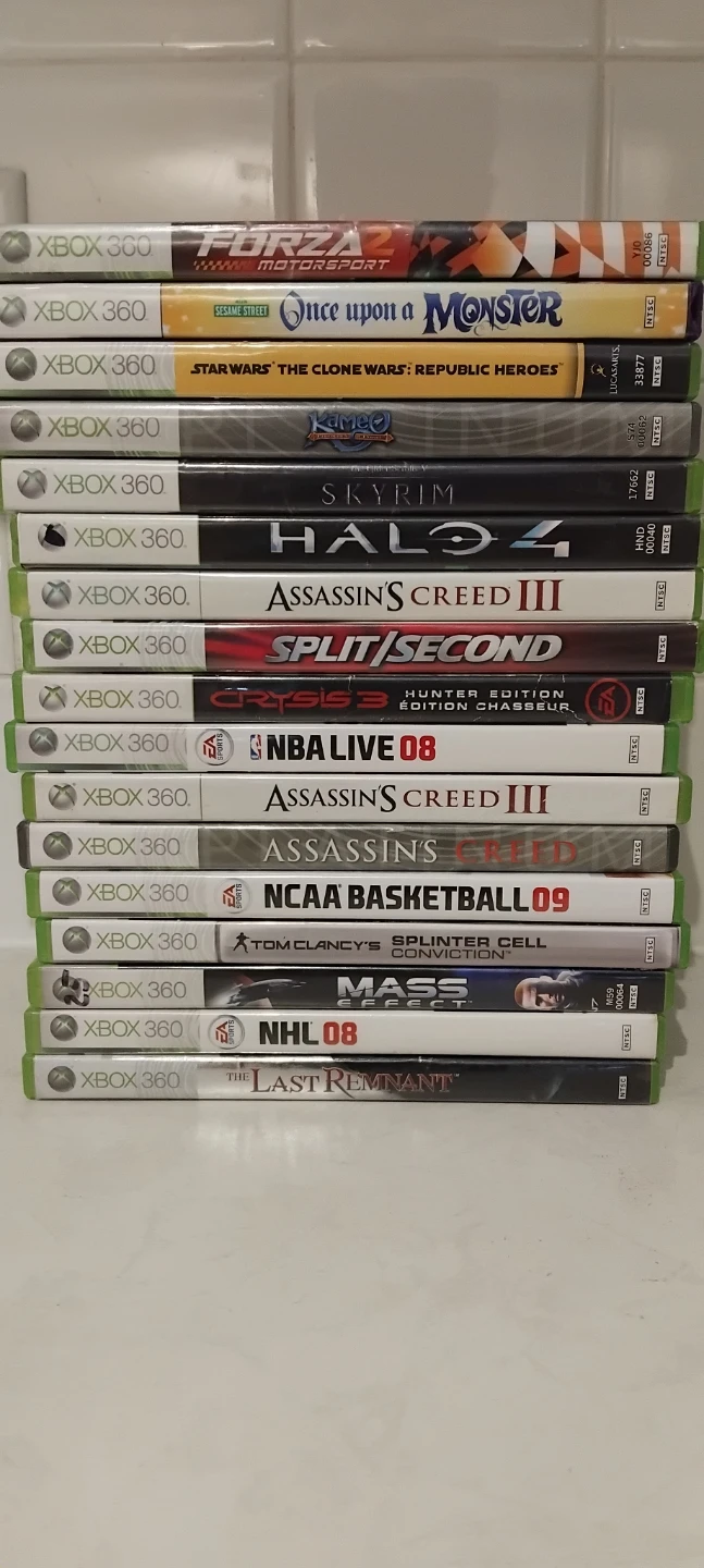 Collection of 17 Xbox 360 Video Games
