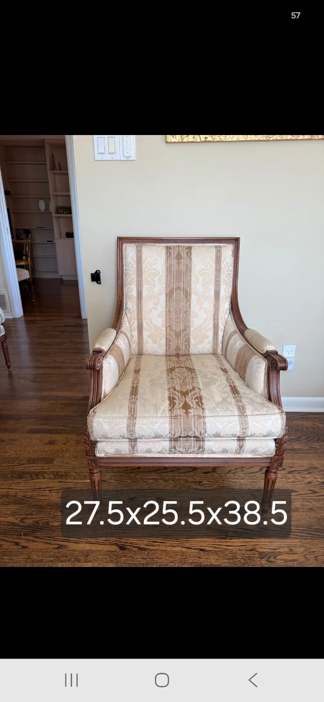 Cooper Bros. Upholstered Armchair