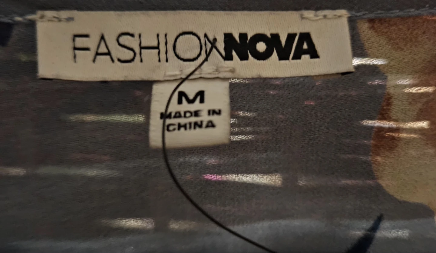 Fashion Nova Floral Print Dress Size M - photo 3