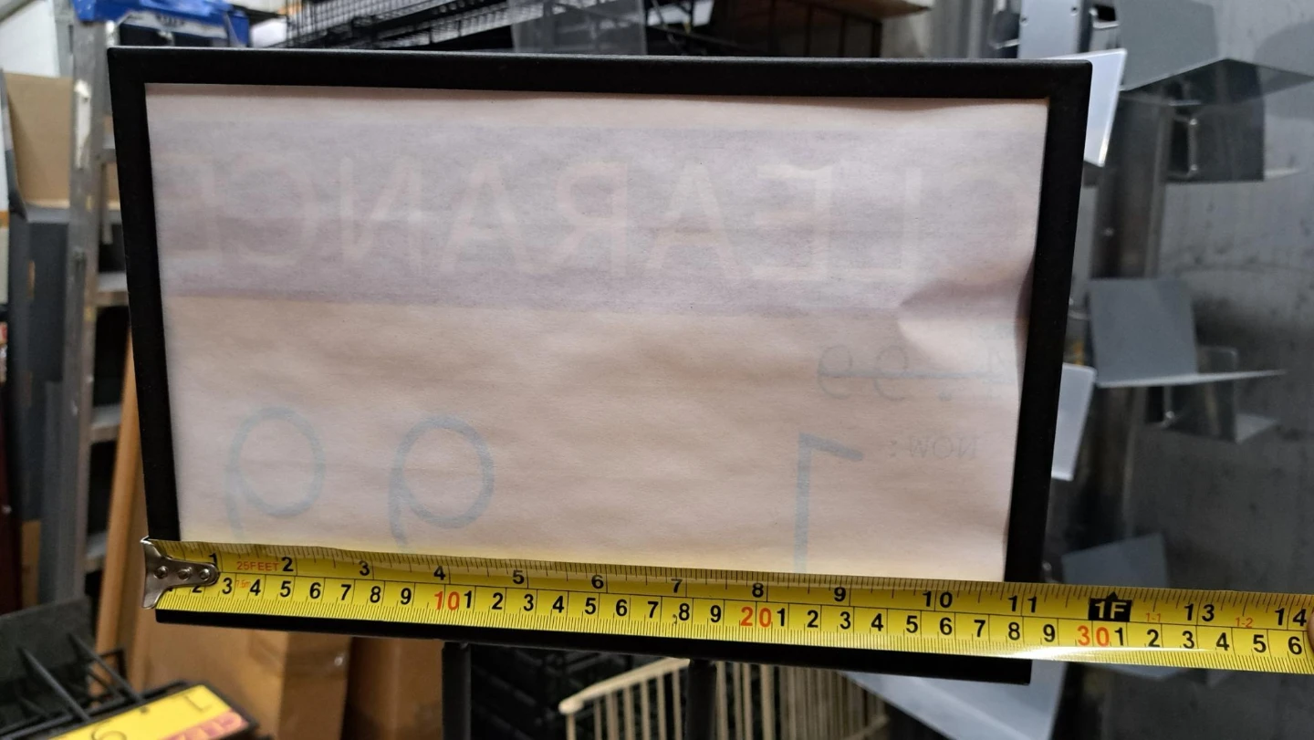 Metal Sign Holder Stand - photo 3