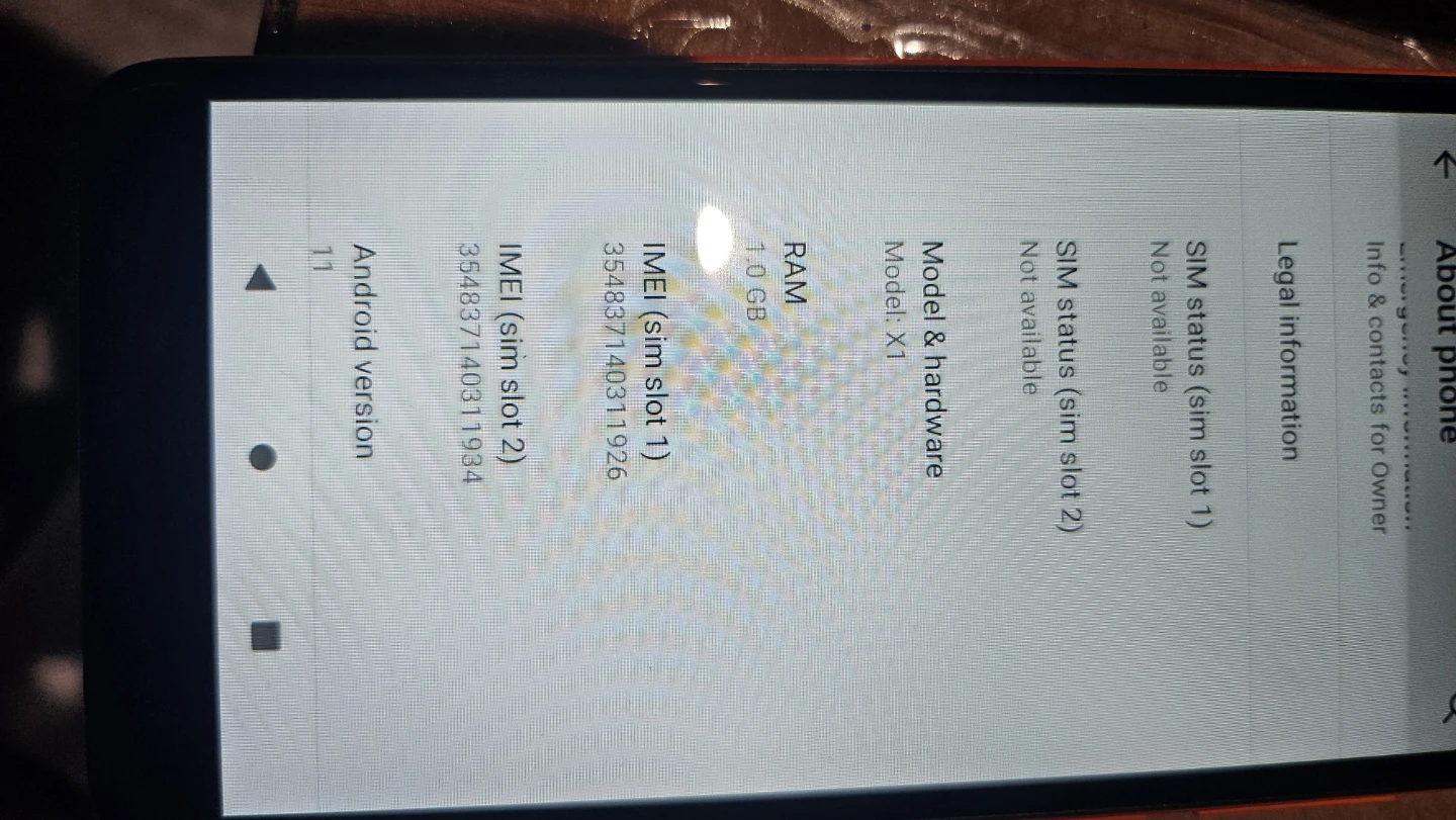 XMobile X1 Yellow Smartphone - photo 3