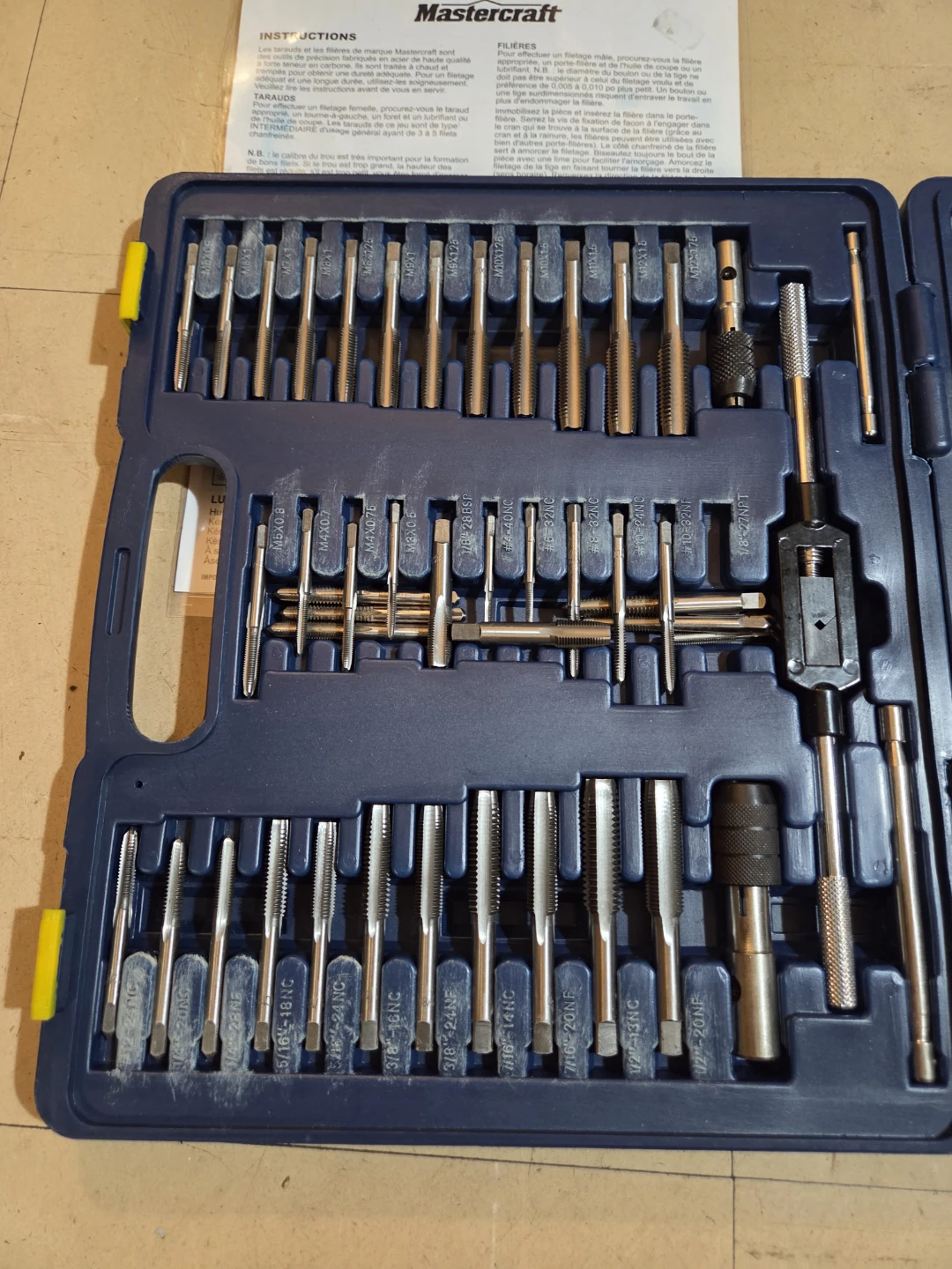 Mastercraft Tap and Die Set - photo 4