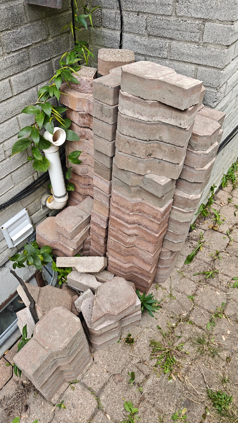 Red Concrete Paver Stones - photo 3