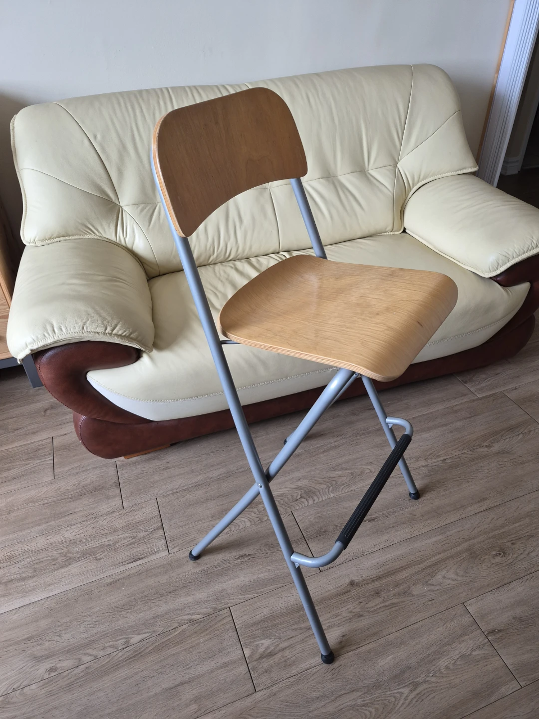 Set of 2 Folding Bar Stools - photo 2