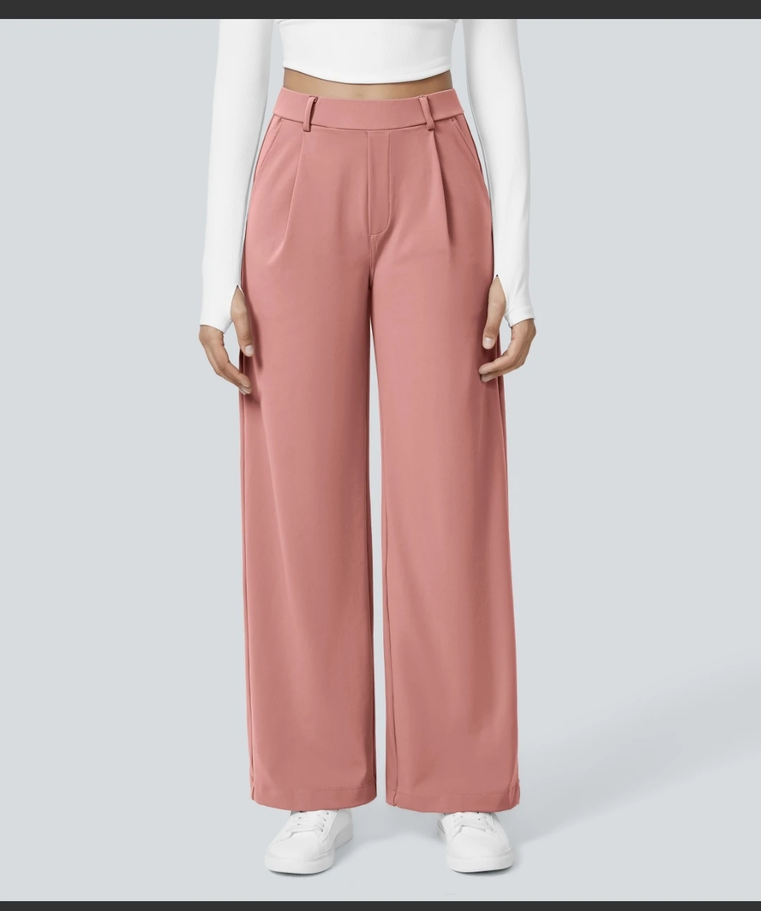 Pink Wide Leg pants