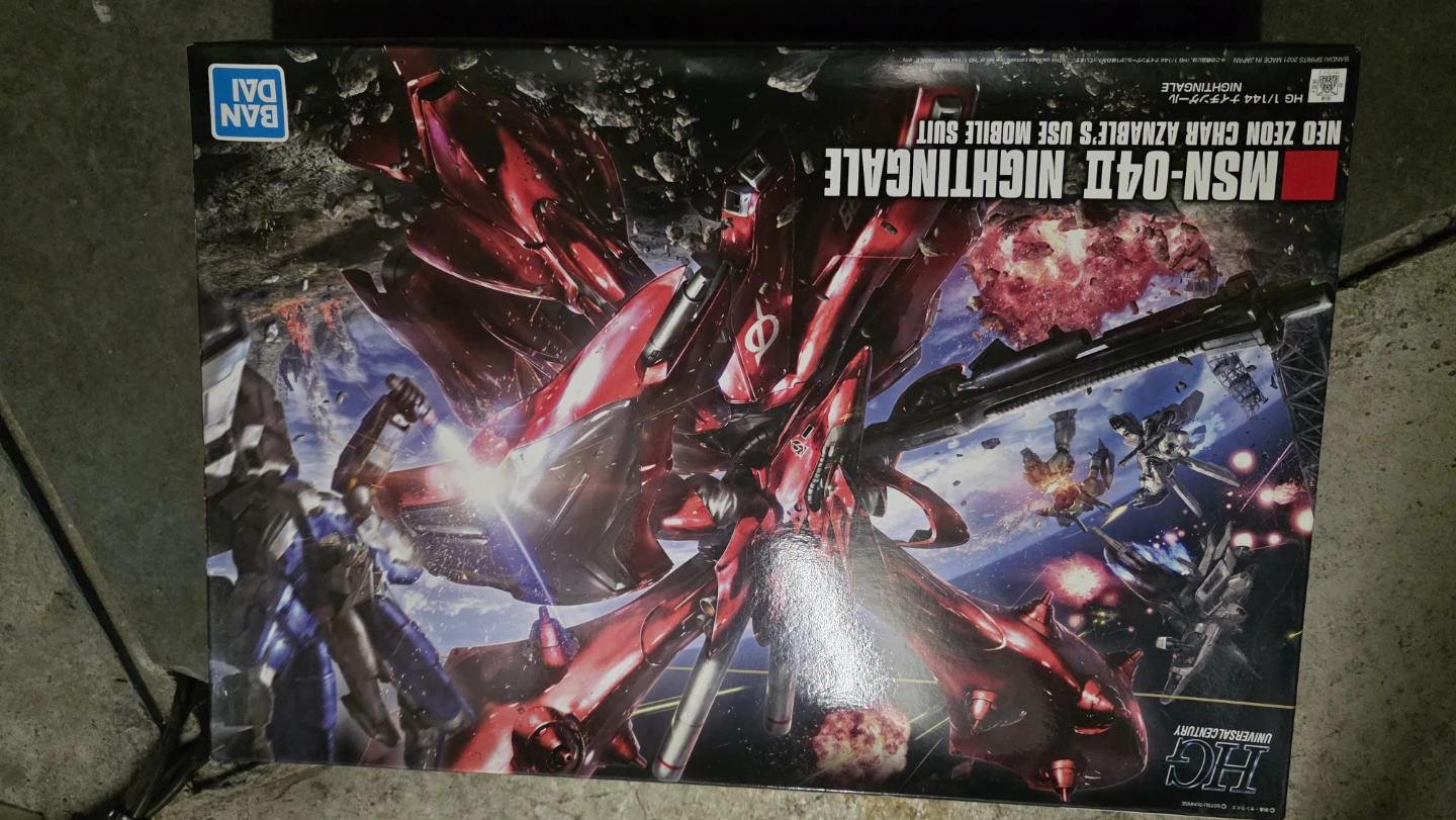 Bandai HG 1/144 MSN-04II Nightingale Model Kit
