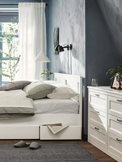 IKEA Songesand Bed Frame and Mattress - full/double - photo 2