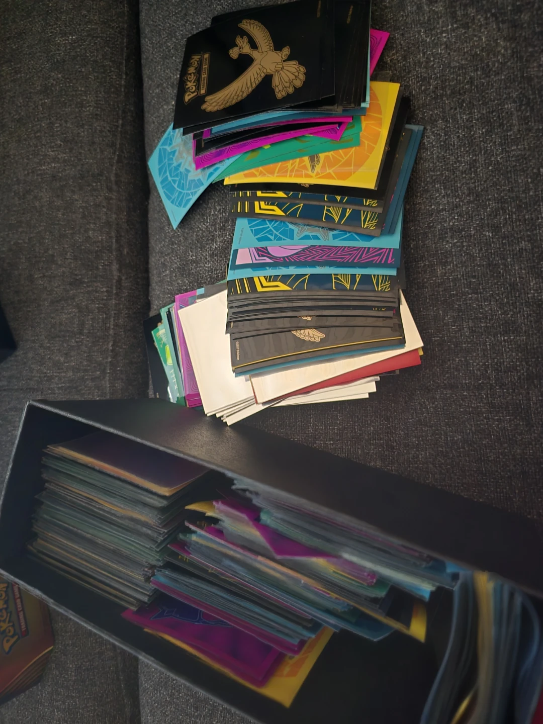 Assorted Pokemon Trading Card Game Card Sleeves